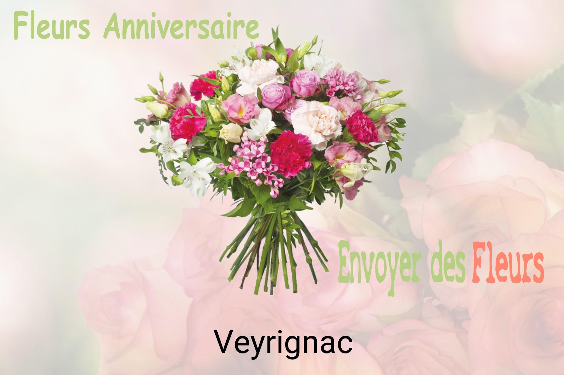 Bouquet de fleurs d’anniversaire livré à Veyrignac